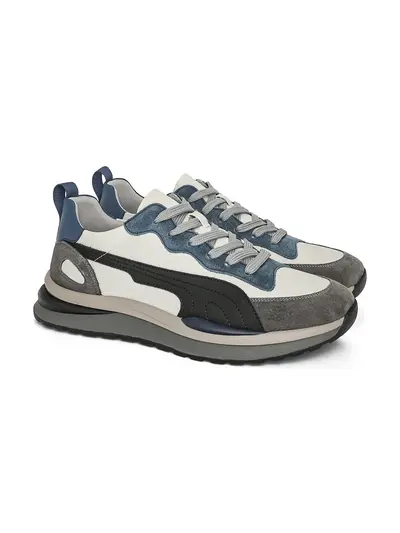 Кроссовки комбинированные в стиле колор-блок